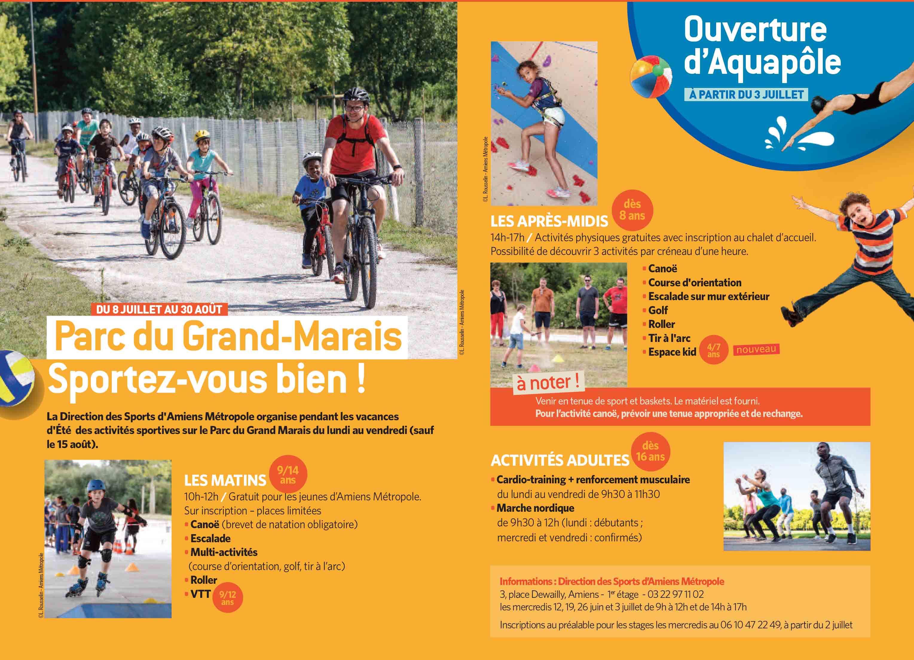 Amiens Métropole garde un rythme sportif de haut-niveau 3 Amiens Métropole garde un rythme sportif de haut-niveau 3