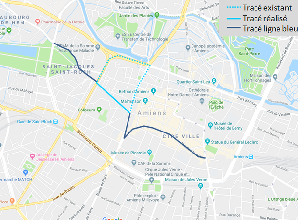 ligne bleue ligne bleue