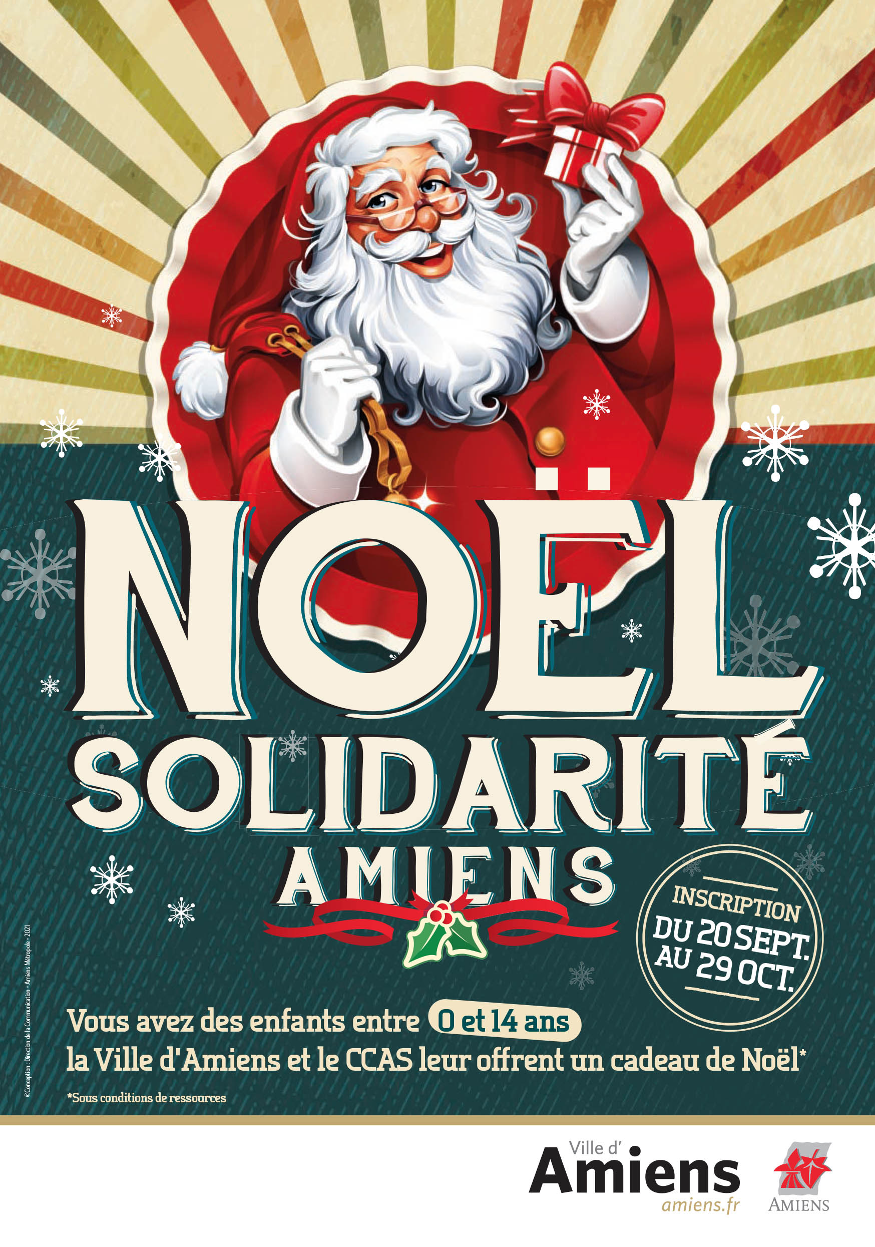 « Noël solidarité » : inscriptions du 20 septembre au 29 octobre 2