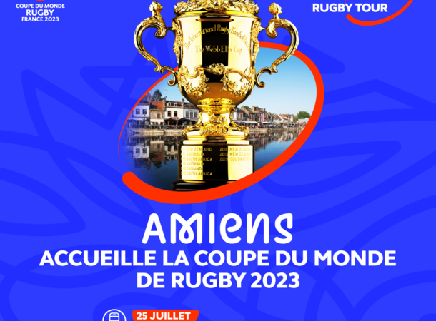  France 2023 Rugby Tour fait étape en gare d'Amiens