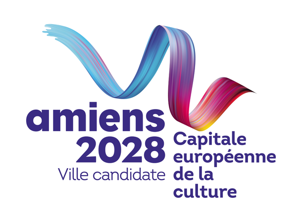 Logo Amiens 2028 ville candidate capitale européenne de la culture © Amiens Métropole