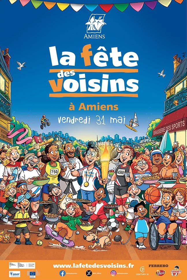 Fête des Voisins - demande de fermeture de rue jusqu'au 12 mai 2 © Amiens Métropole