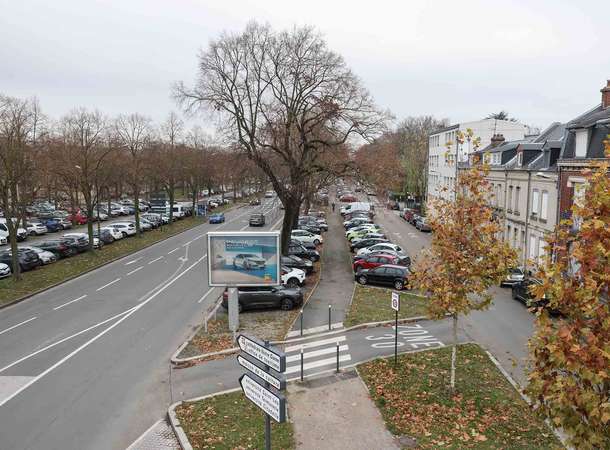 Travaux d'abattage boulevard Faidherbe et boulevard du Port © Laurent Rousselin / Amiens Métropole