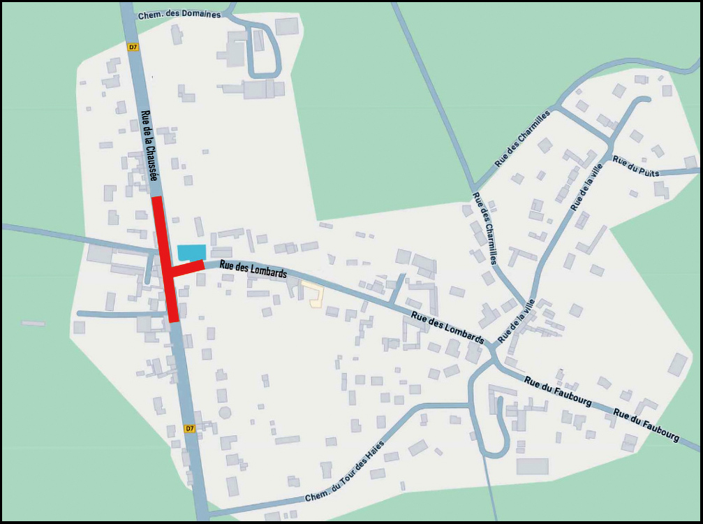Travaux de nuit // Réfection de la chaussée du carrefour sur le RD7 à Estrées-sur-Noye
