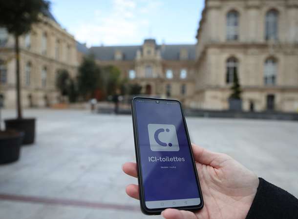 Lancement de l’application « Ici Toilettes » à Amiens © Christopher Leger