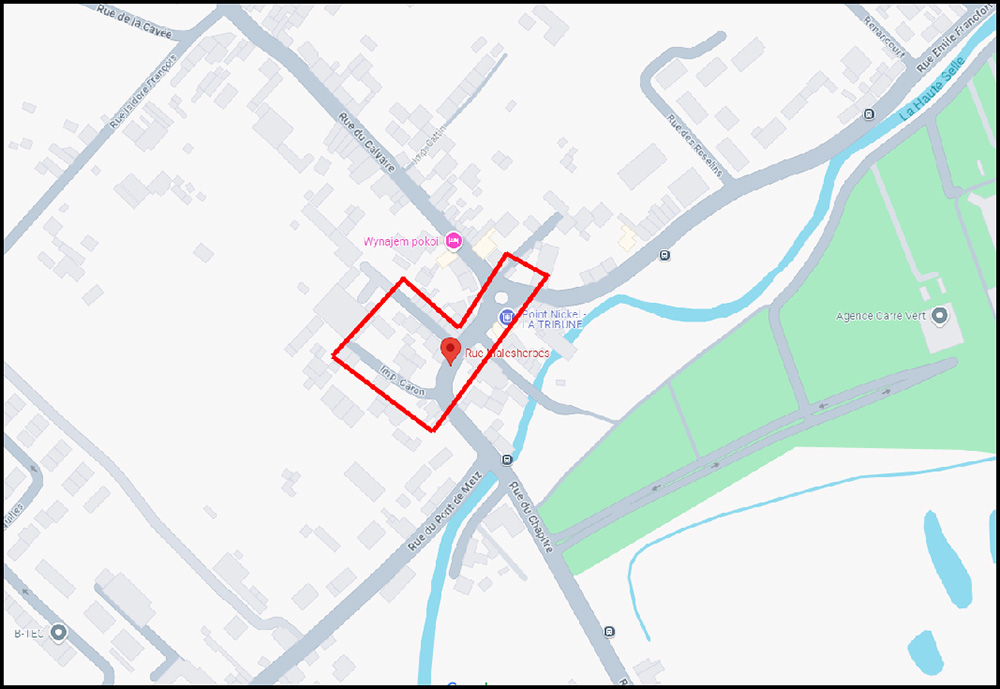 10/02 : Travaux de renouvellement et d'effacement des réseaux rue Malesherbes à Amiens © Google Maps