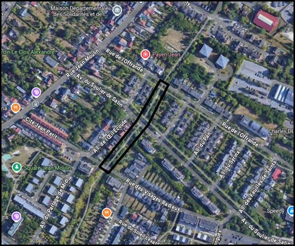 14/04 - Travaux de modernisation du Chemin des Hayettes © Google Maps