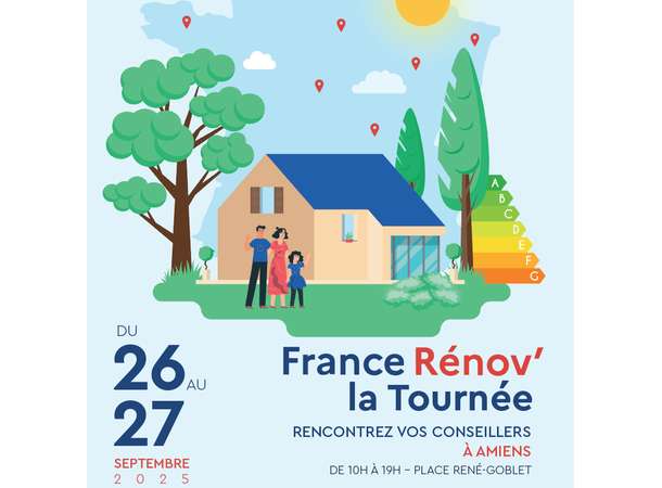 Amiens accueille la tournée France Rénov © Amiens Metropole
