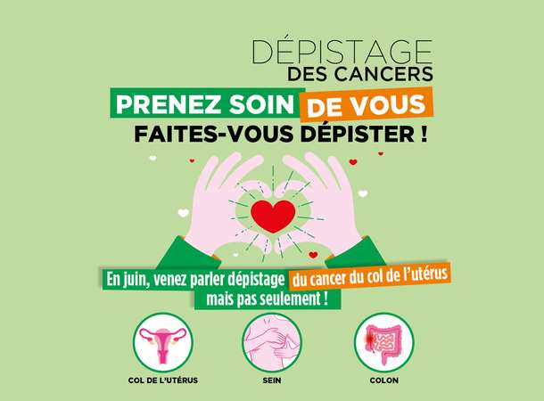 Dépistage du cancer du col de l’utérus © D. R. Dépistage du cancer du col de l’utérus © D. R.