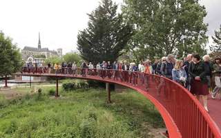 Inauguration de la passerelle Samarobriva © Laurent Rousselin Inauguration de la passerelle Samarobriva © Laurent Rousselin