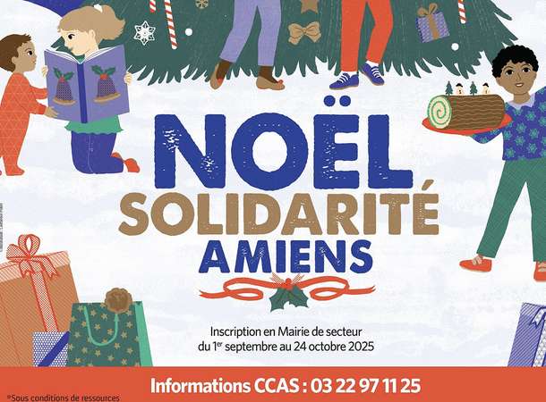 « Noël solidarité » : inscriptions jusqu'au 24 octobre © Amiens Métropole « Noël solidarité » : inscriptions jusqu'au 24 octobre © Amiens Métropole