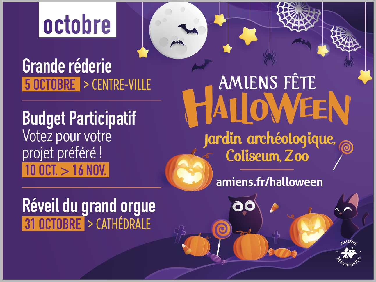 Panneau Octobre 2025 © Amiens Métropole