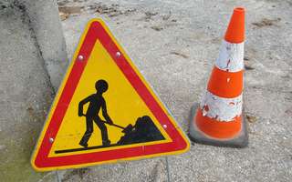Travaux boulevard Du Cange - réparation du garde-corps accidenté