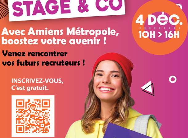 Ouverture des inscriptions au forum "Stage & Co" – Quai de l’Innovation © Amiens Métropole