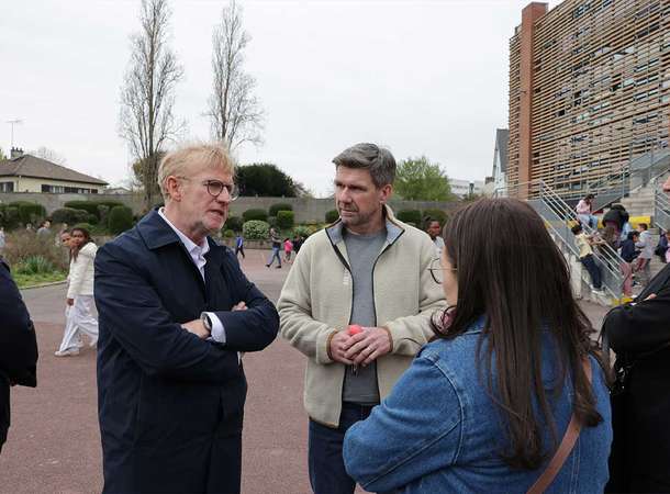 Bilan des 100 premiers jours de mandat de Frédéric Fauvet, Maire d’Amiens, Président d’Amiens Métropole © Laurent Rousselin