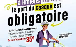 Casque obligatoire pour les conducteurs d’engins de déplacement perso...