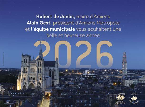 Cérémonie des vœux 2026 d’Hubert de Jenlis et Alain Gest  © Amiens Métropole