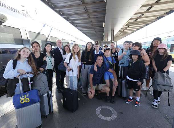 Colonies de vacances : les premiers jeunes Amiénois et Amiénoises prennent le départ © Laurent Rousselin