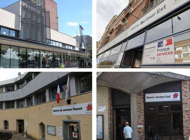 Fermeture de la Mairie du Secteur Nord, Sud, Est, Ouest les samedis UNIQUEMENT du 4 juillet au 22 août inclus © Amiens Métropole