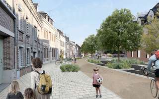 Frédéric Fauvet annonce le réaménagement de la rue de Verdun et prése...
