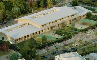 Pose de la première pierre du futur groupe scolaire Intercampus
