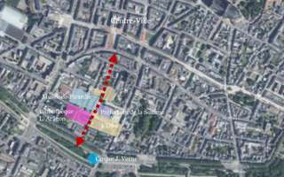 Rue de la République : mise en place d’un double sens cyclable sécurisé