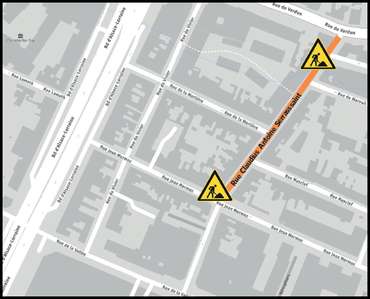 Travaux de rénovation de la chaussée rue Claudius-Antoine Serrassaint à Amiens © Amiens Métropole