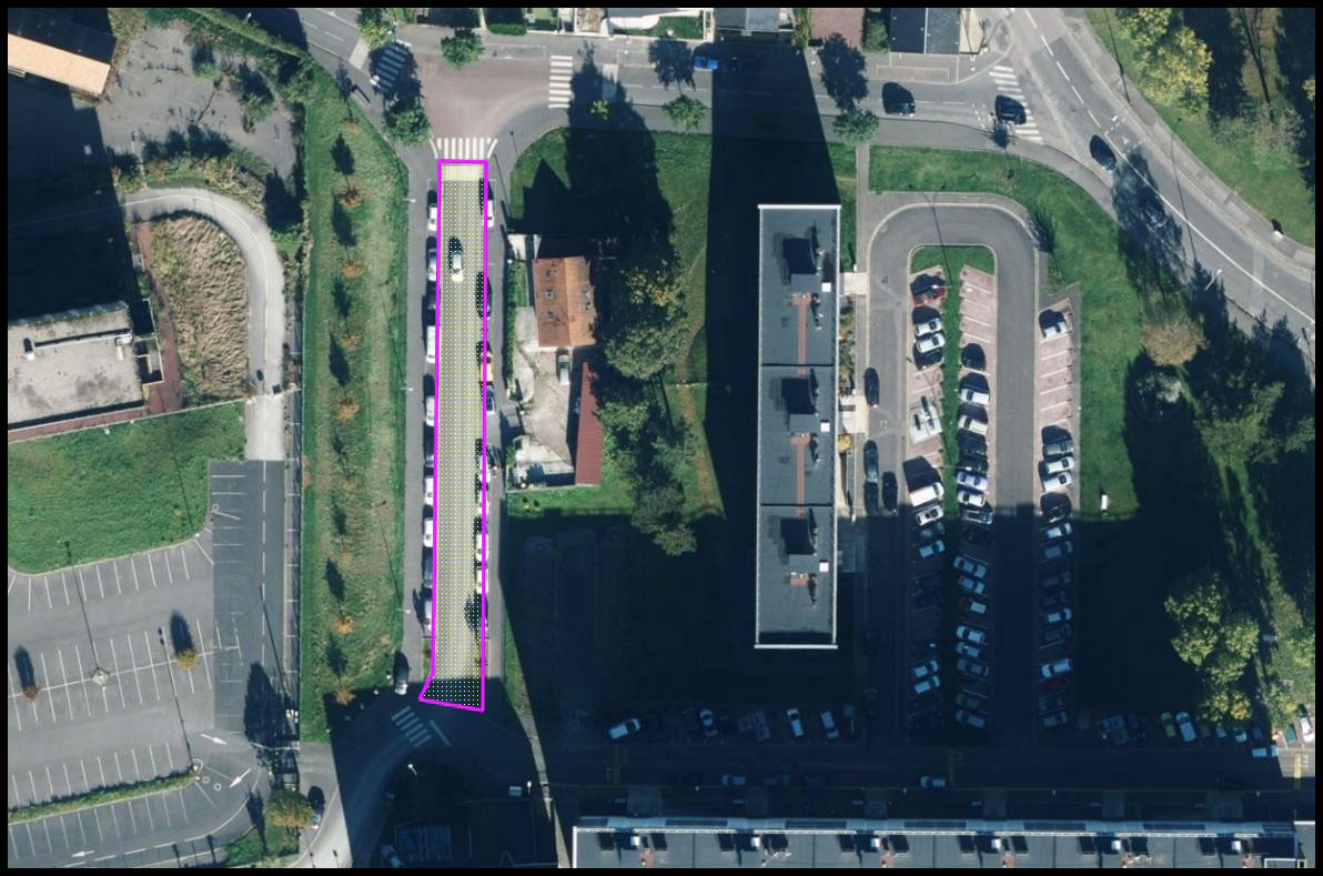 Travaux de sécurisation d'une carrière souterraine chemin de la Flaque à Amiens © Google Maps