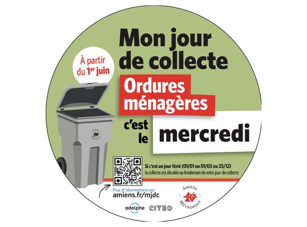 Une nouvelle organisation de tri et de collecte des déchets pour les 38 communes d’Amiens Métropole (hors Amiens) à compter du 1er juin © Amiens Métropole