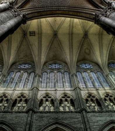 Voute de la cathédrale d' Amiens