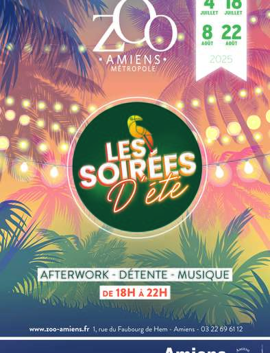 Affiche soiree ete 2025 zoo Affiche soiree ete 2025 zoo