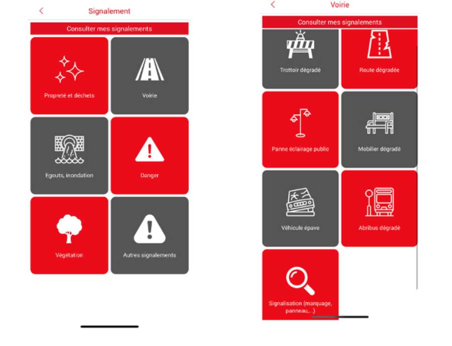 Des catégories de signalement adaptées aux besoins des Amiénois Des catégories de signalement adaptées aux besoins des Amiénois
