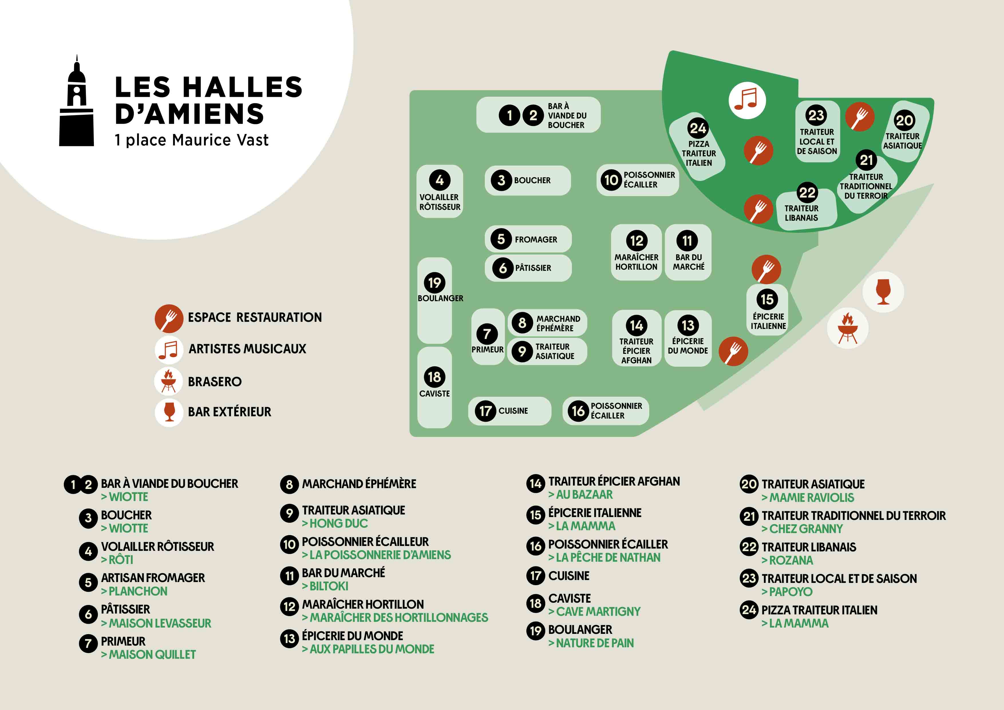 Plan nouvelle halle © Amiens Métropole Plan nouvelle halle © Amiens Métropole