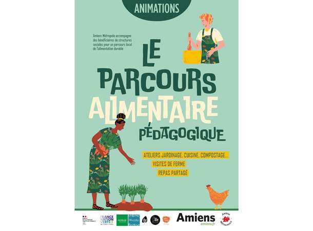 Lancement du Parcours Alimentaire Pédagogique © Amiens Métropole Lancement du Parcours Alimentaire Pédagogique © Amiens Métropole