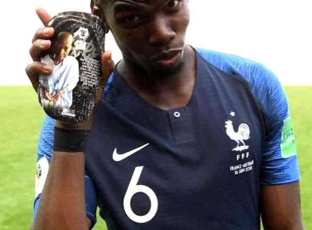 Les protège-tibias de Pogba sont Portugo-Amiénois © D.R. Les protège-tibias de Pogba sont Portugo-Amiénois © D.R.
