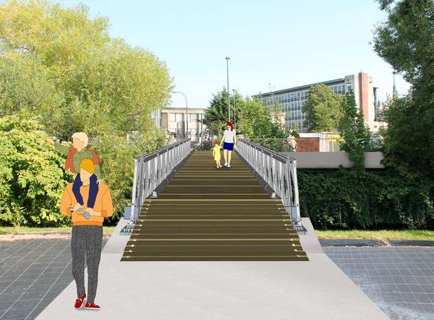 Pont du 8 août, pont pour la paix © Atelier urbanisme architecture et paysage d’Amiens Métropole Pont du 8 août, pont pour la paix © Atelier urbanisme architecture et paysage d’Amiens Métropole