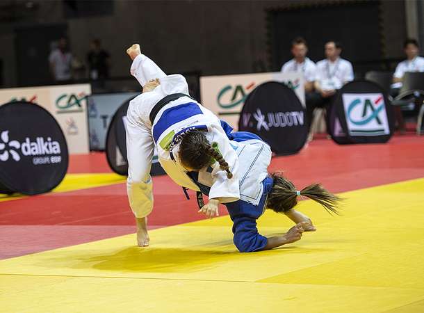 Amiens, tatami des championnats de France © Stéphane Bonnet / Fédération française de judo Amiens, tatami des championnats de France © Stéphane Bonnet / Fédération française de judo