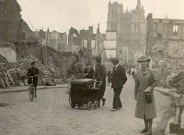Il y a 80 ans : les bombes, l’exode et l’Occupation... 1 © Archives municipales et communautaires d’Amiens / référence 7Fi28
