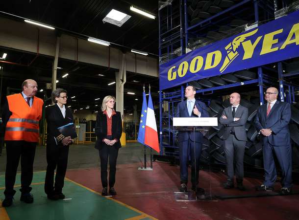 L’usine Goodyear (ex-Dunlop) va devenir la plus moderne d’Europe  © Laurent Rousselin / Amiens Métropole