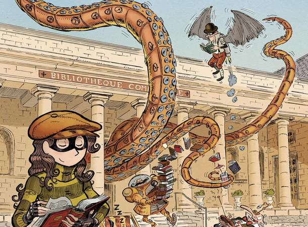 Un bicentenaire attaqué en BD © Laurent Rousselin Un bicentenaire attaqué en BD © Laurent Rousselin