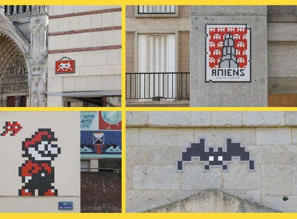 Le jour où Invader s’arrêta à Amiens © Laurent Rousselin Le jour où Invader s’arrêta à Amiens © Laurent Rousselin