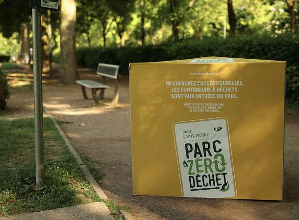 Moins de poubelles = un parc plus propre © Maxime Trouvillers Moins de poubelles = un parc plus propre © Maxime Trouvillers
