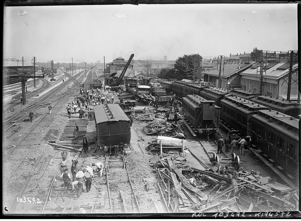 Il y a cent ans, le Paris-Boulogne déraille à Amiens © Agence Rol btv1b53154869z Il y a cent ans, le Paris-Boulogne déraille à Amiens © Agence Rol btv1b53154869z