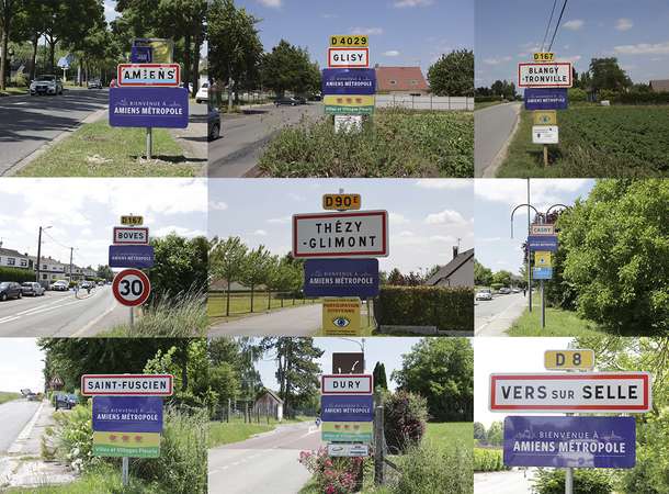 Le panneau vous dit bienvenue dans la Métro © Laurent Rousselin Le panneau vous dit bienvenue dans la Métro © Laurent Rousselin