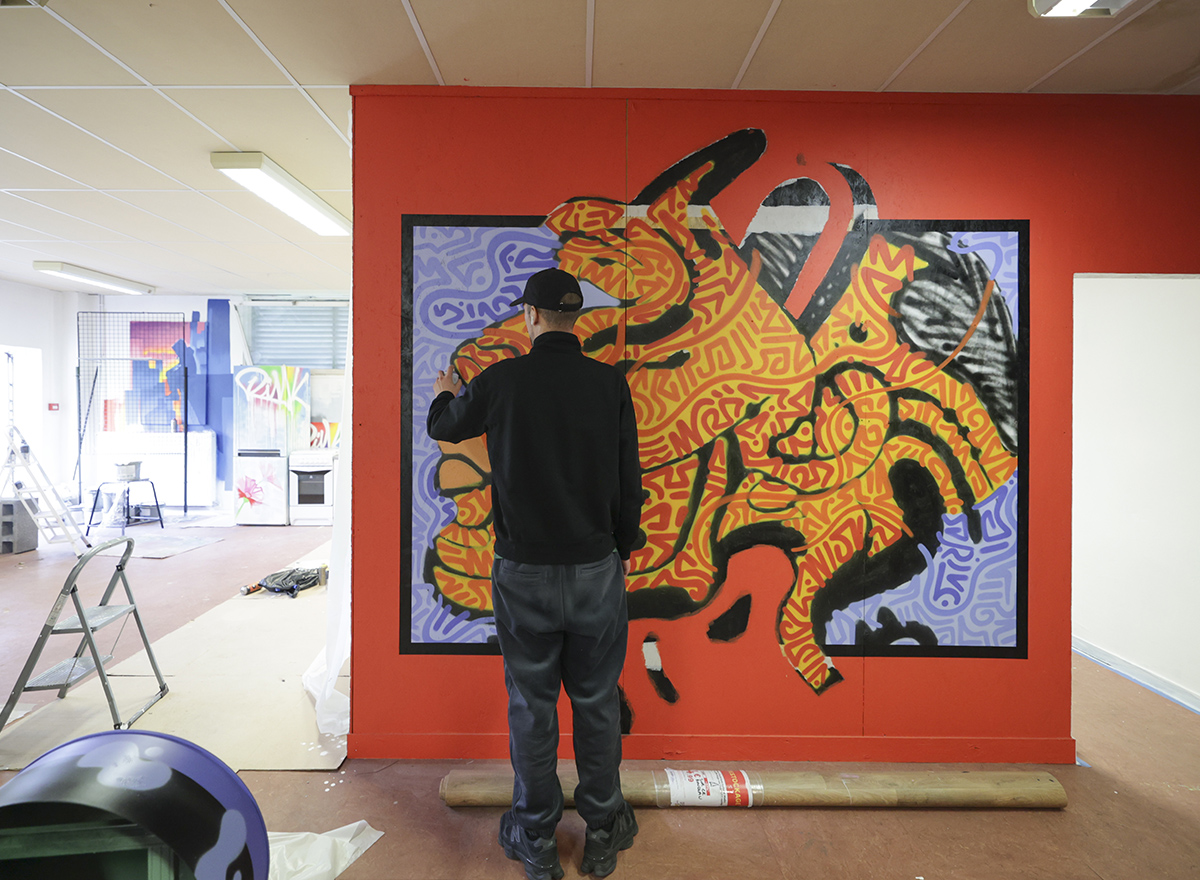 Rimk, Kofoh et A.Treize aménagent leur appart’ © Laurent Rousselin