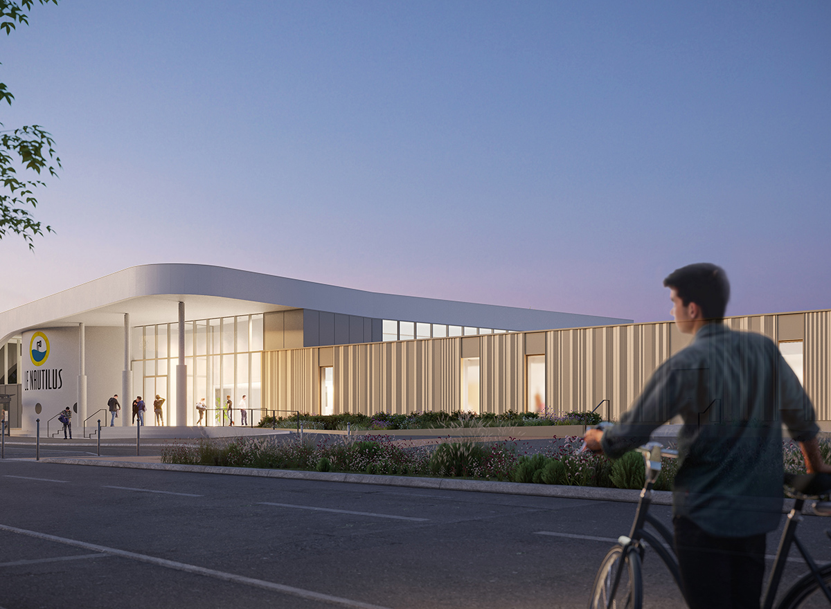 Le Nautilus se réinvente © Illustrations projet : TNA Architectes