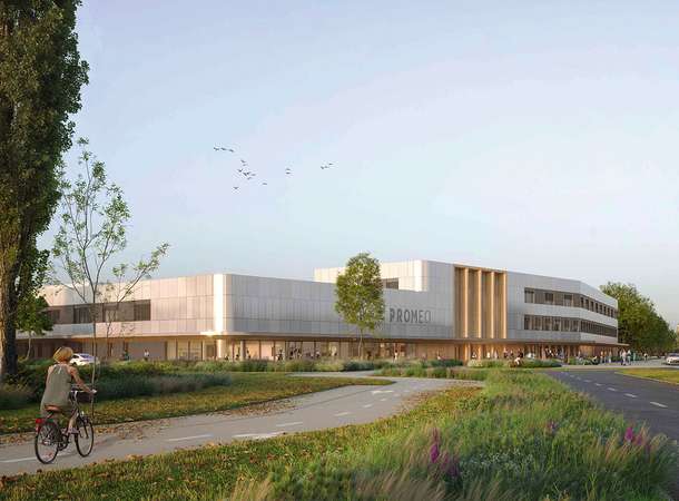 Proméo s’implantera sur l’ex-station d’épuration de Saint-Maurice  © Topos Entreprises / Legendre