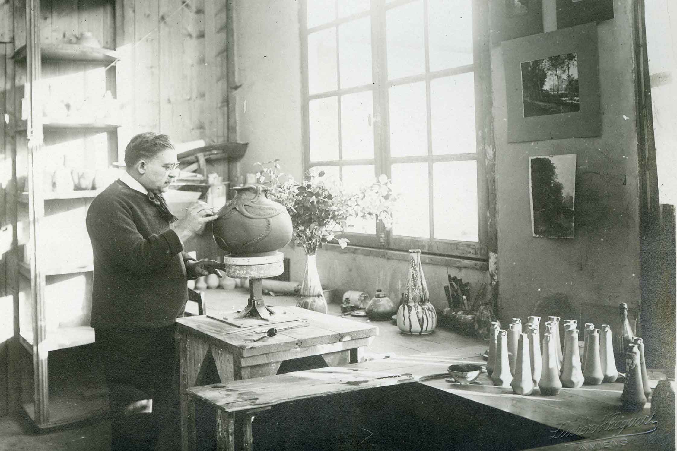 Montières, l’histoire méconnue d’une céramique reconnue 7 © Fonds Maurice Duvanel / Archives municipales et communautaires d'Amiens 10Z3876