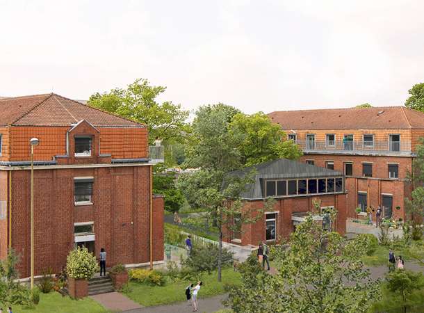 Quel futur pour l’ex-hôpital Nord ? © Anyoji-Beltrando / Wagon Landscaping / Alto Step / Le Sens de la Ville
