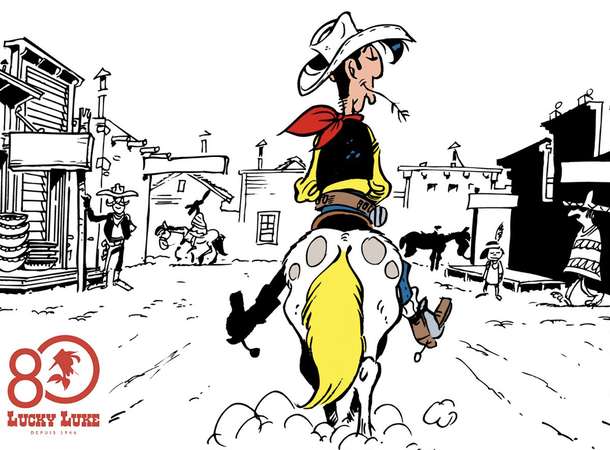 Lucky Luke, chanceux Amiénois © Lucky Comics, Achdé & Jul